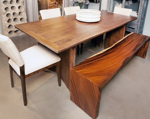 Mango Wood Dining Table - Pottery World pertaining to