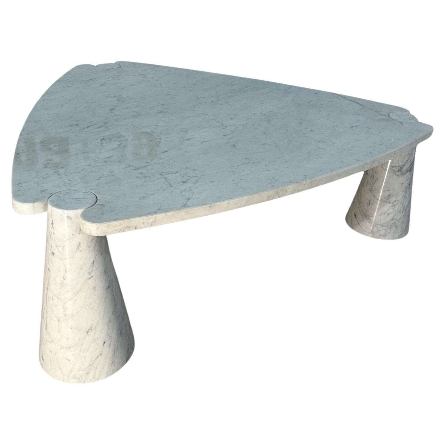 Mid-Century Modern Angelo Mangiarotti Eros Series Italian Coffee Table ... inside