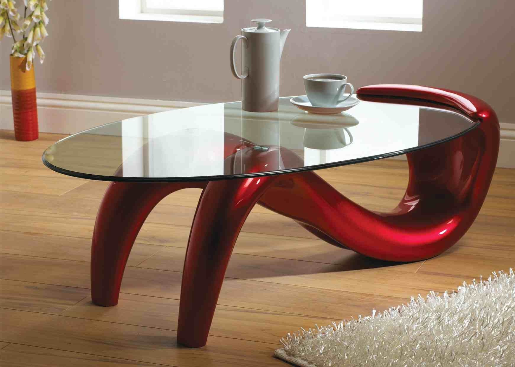 Modern Glass Coffee Table Design Images Photos Pictures intended for