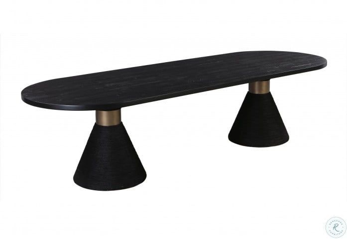 Rishi Black Rope Dining Table in