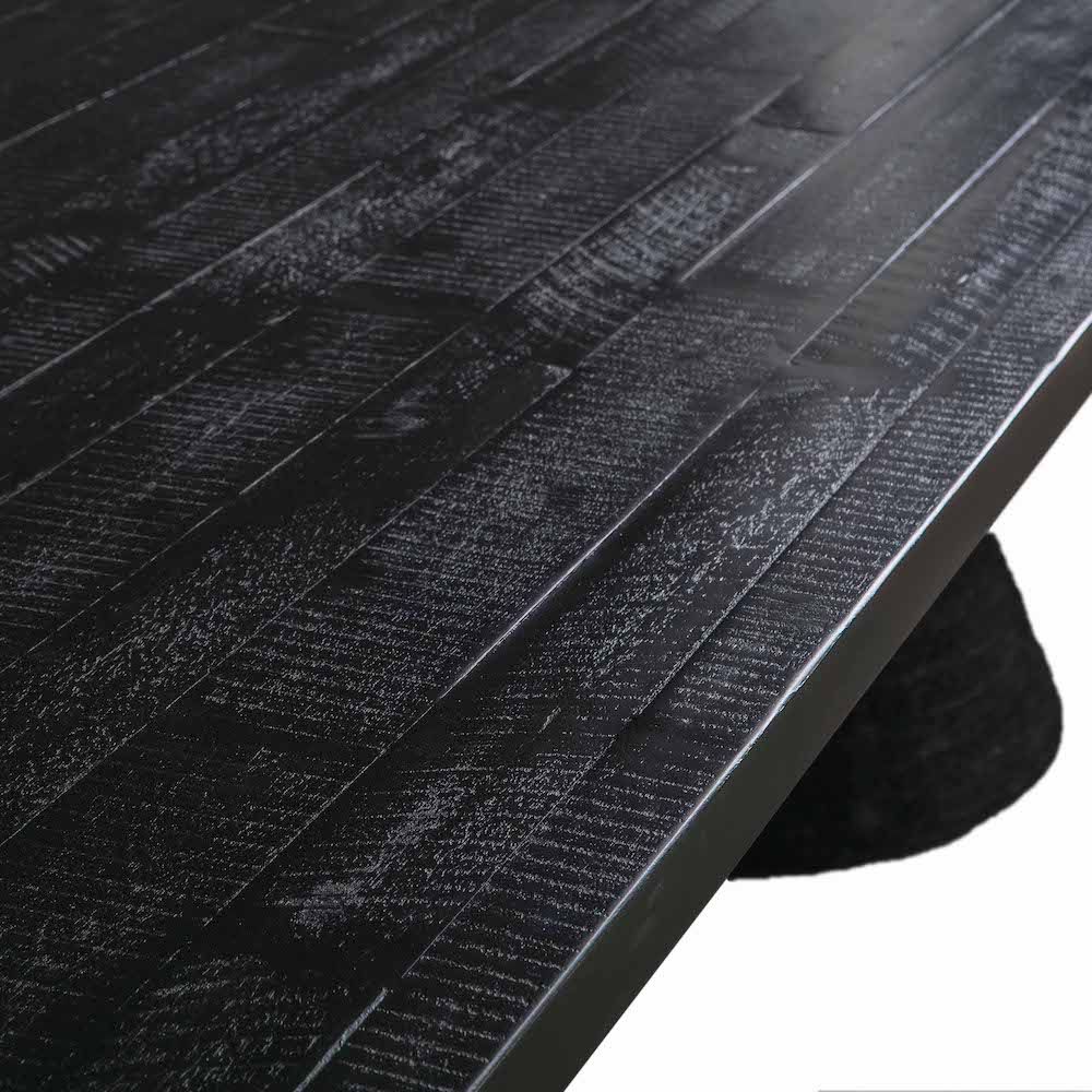 Rishi Black Rope Dining Table - Las Vegas Furniture Store | Modern Home ... inside