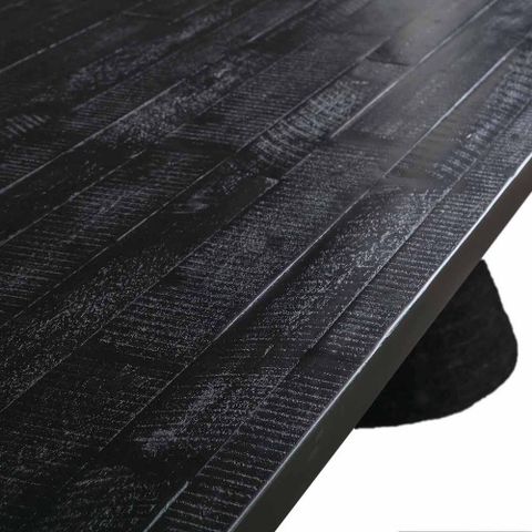 Rishi Black Rope Dining Table - Las Vegas Furniture Store | Modern Home ... inside