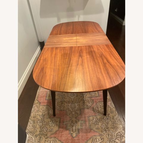 Rove Concepts Walnut Dining Table - Extendable - Aptdeco intended for