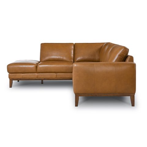 Steelside™ Raines Mid Century Modern Style Livingroom Sectional Sofa ... throughout A Deep Dive into the Craftsmanship of 100.5"W Mid-Century Leather Sectionals