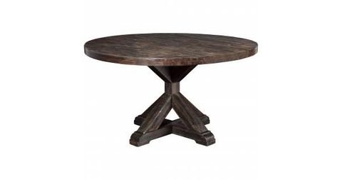 1468 Alpine Furniture 1468-25 Newberry Round Dining Table Salvaged Grey ... regarding Alpine Furniture Newberry Wood Round Dining Table In Salvaged Gray