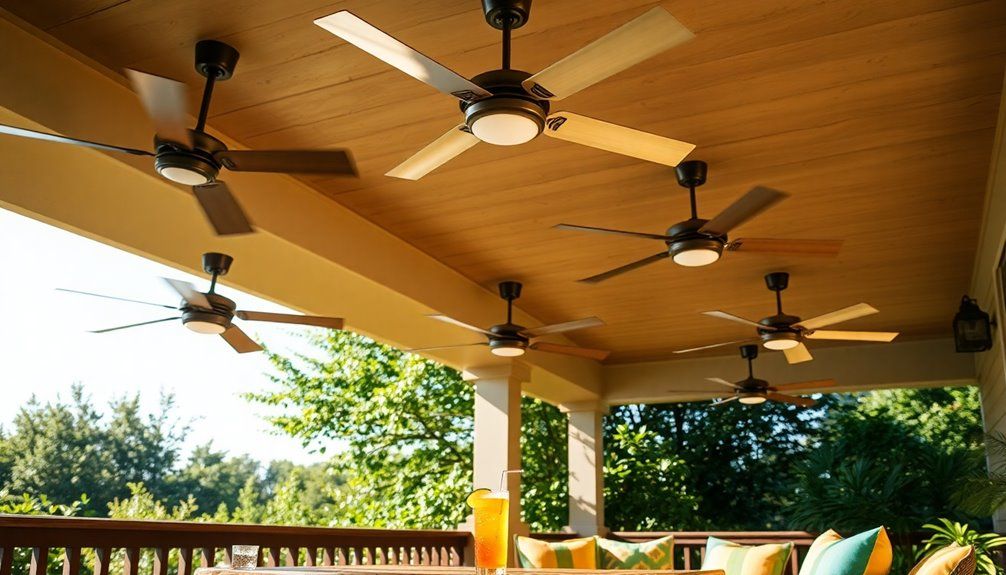15 Best Outdoor Ceiling Fans For Your Patio: Stay Cool In Style This ... intended for Maximizing comfort on your open balcony with minimal noise disruption
