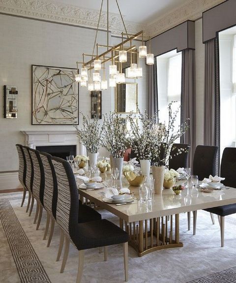 15 Luxury Dining Tables Ideas That Even Pros Will Chase… | Elegant ... regarding Modern Dining Table Decor Inspiration