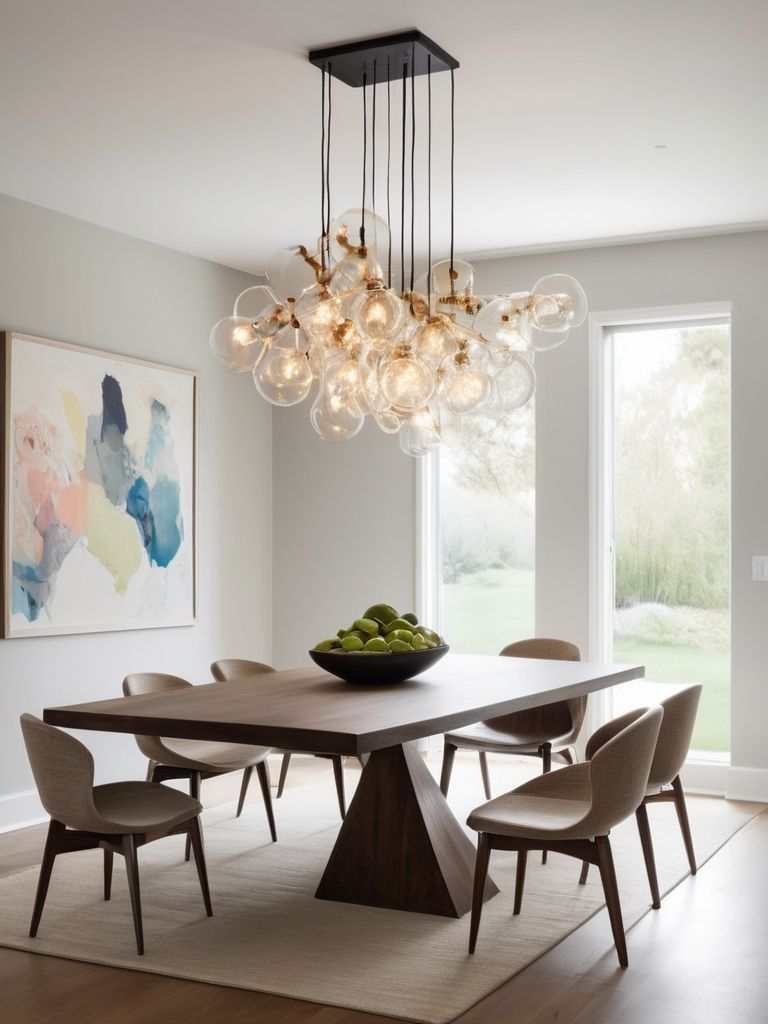 16 Brilliant Over Dining Table Lighting Ideas To Transform Your Space pertaining to Modern Dining Table With Lighting Base