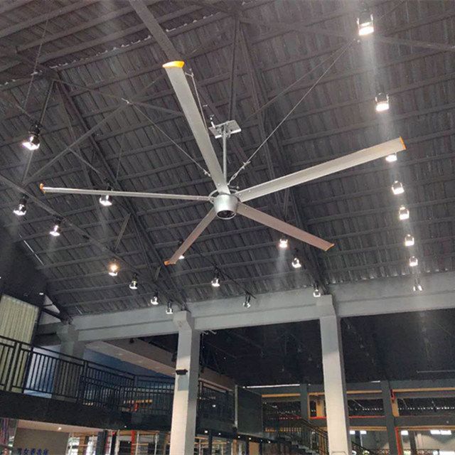 2.4M Industrial Giant Ceiling Fan 8 Ft Restaurant Ceiling Fans With ... throughout Understanding airflow needs in outdoor commercial ceiling fan installations
