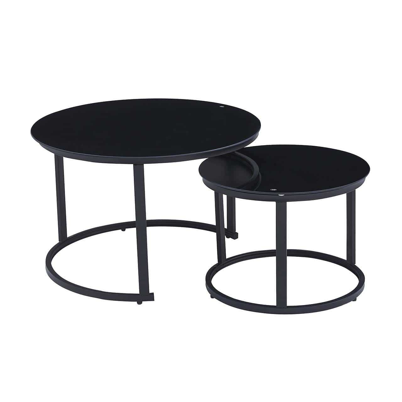 Unveiling the Koper Coffee Table Set in Black Mastering Style and Functionality