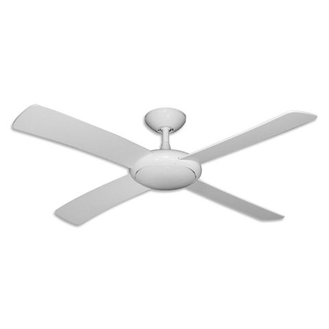 20 Ideas Of White Outdoor Ceiling Fans With Lights in Modern Outdoor Ceiling Fan With White Finish