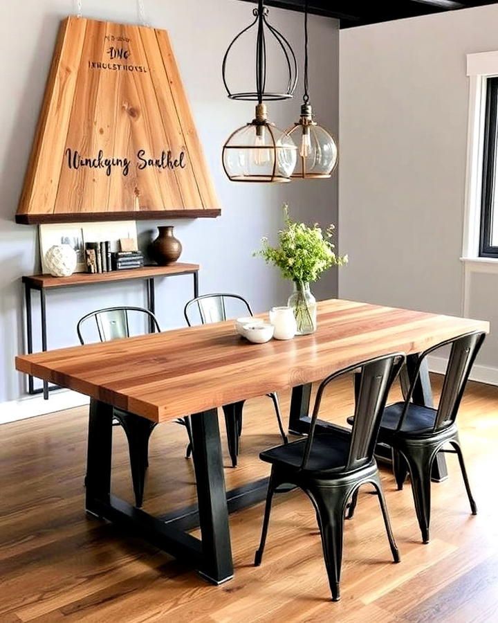 20 Industrial Dining Room Ideas For A Modern Look inside Designing meaningful meals around reclaimed wood tables that tell stories