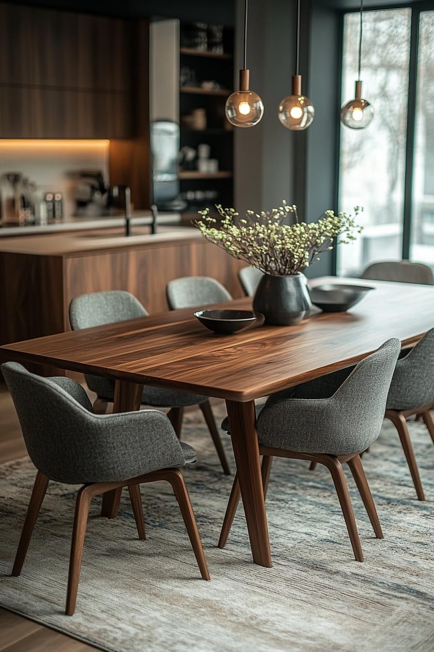 23 Stunning Mid-Century Modern Dining Tables You’ll Adore | Midcentury ... inside Choosing the right wood species for your mid century modern dining table