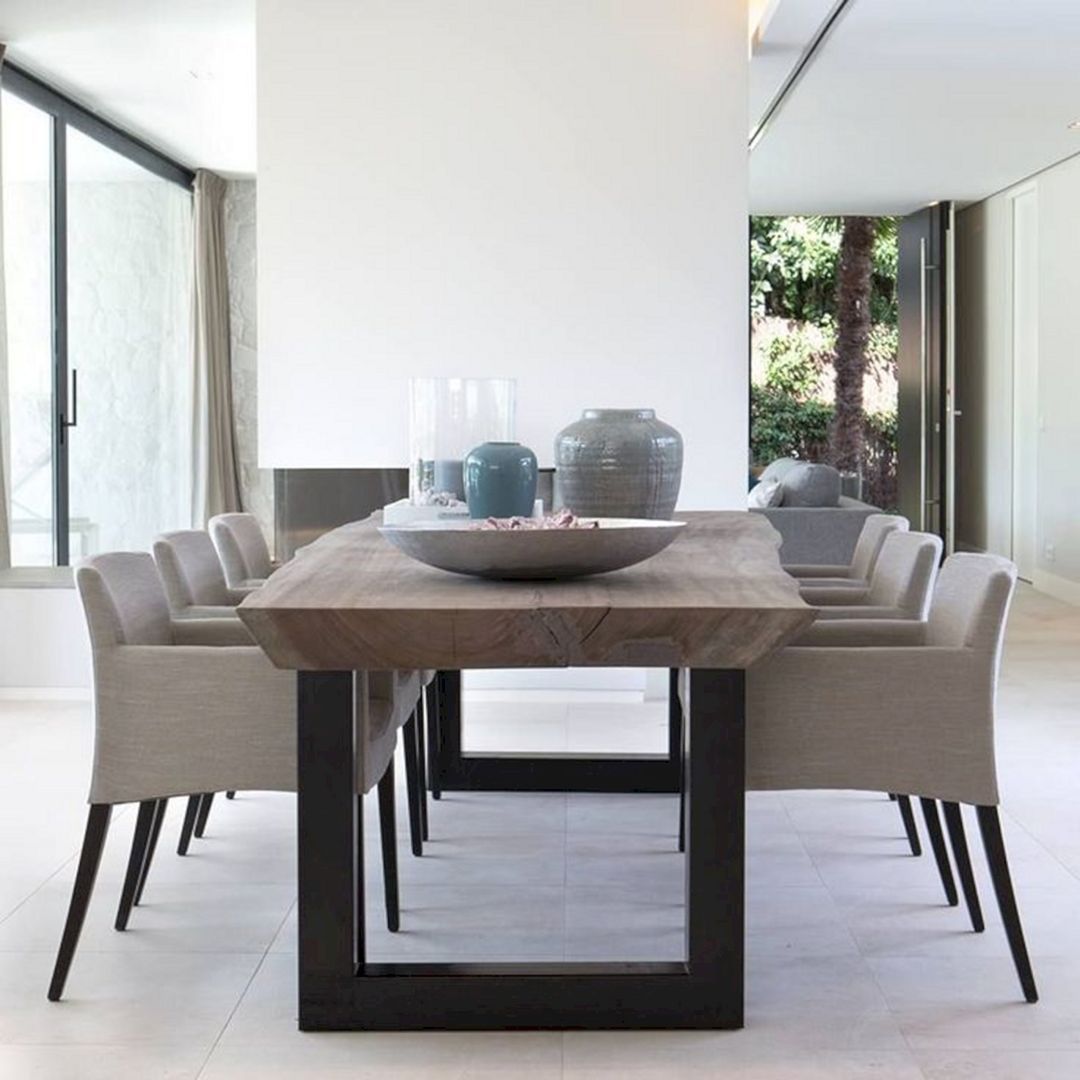 24 Wonderful Contemporary Dining Room Tables Ideas | Contemporary ... with regard to Balancing aesthetics and practicality when selecting a dining table for open concept living