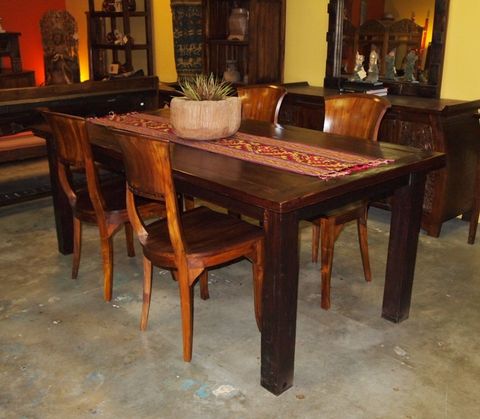 27 Best Indonesian Dining Table Images On Pinterest | Dining Room ... pertaining to Exploring the cultural significance of balinese teak dining table craftsmanship