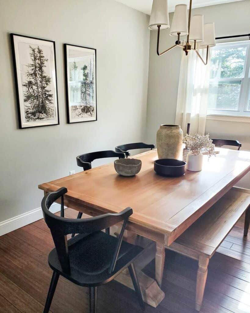28 Modern Farmhouse Dining Table Ideas To Update Your Home inside Modern Farmhouse Dining Table For Family Home