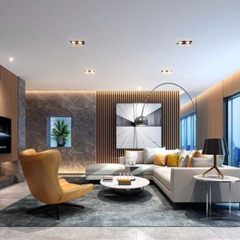 36 Beautiful Contemporary Interior Design Ideas You Never Seen Before | Sala De Estar Decoração ... within Elevate Your Living Room with a Stylish Gray and Beige Coffee Table Set