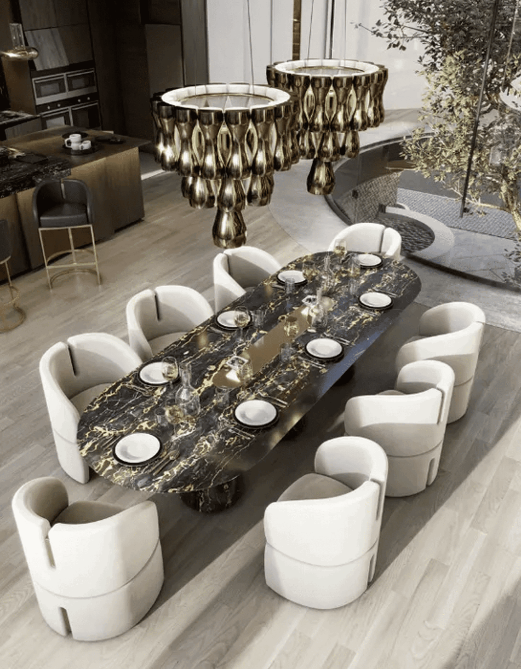 37 Best Luxury Dining Tables Design And Dining Chairs with Luxury Dining Table With Velvet Chairs
