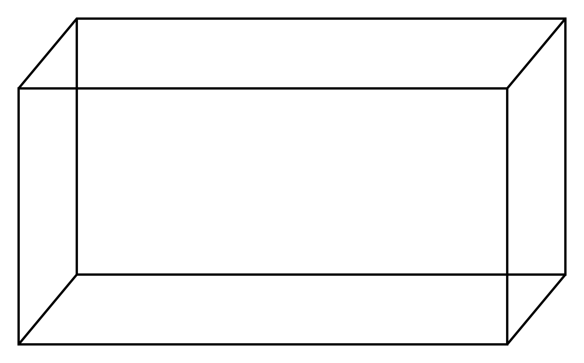 3D Rectangle - Clip Art Library in Rectangular Leg - Table