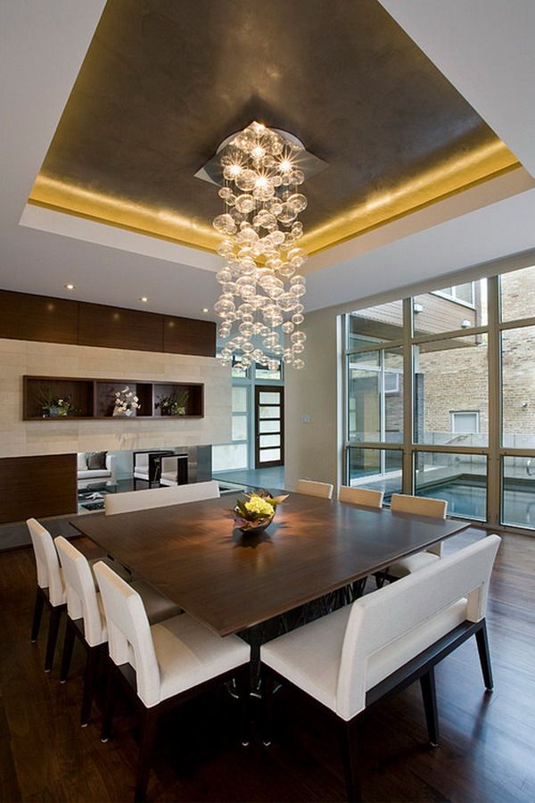 40+ Beautiful Modern Dining Room Ideas - Hative intended for Dining Table Ideas For Contemporary Interior