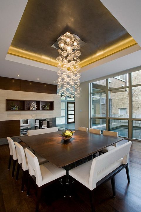 40+ Beautiful Modern Dining Room Ideas - Hative intended for Dining Table Ideas For Contemporary Interior