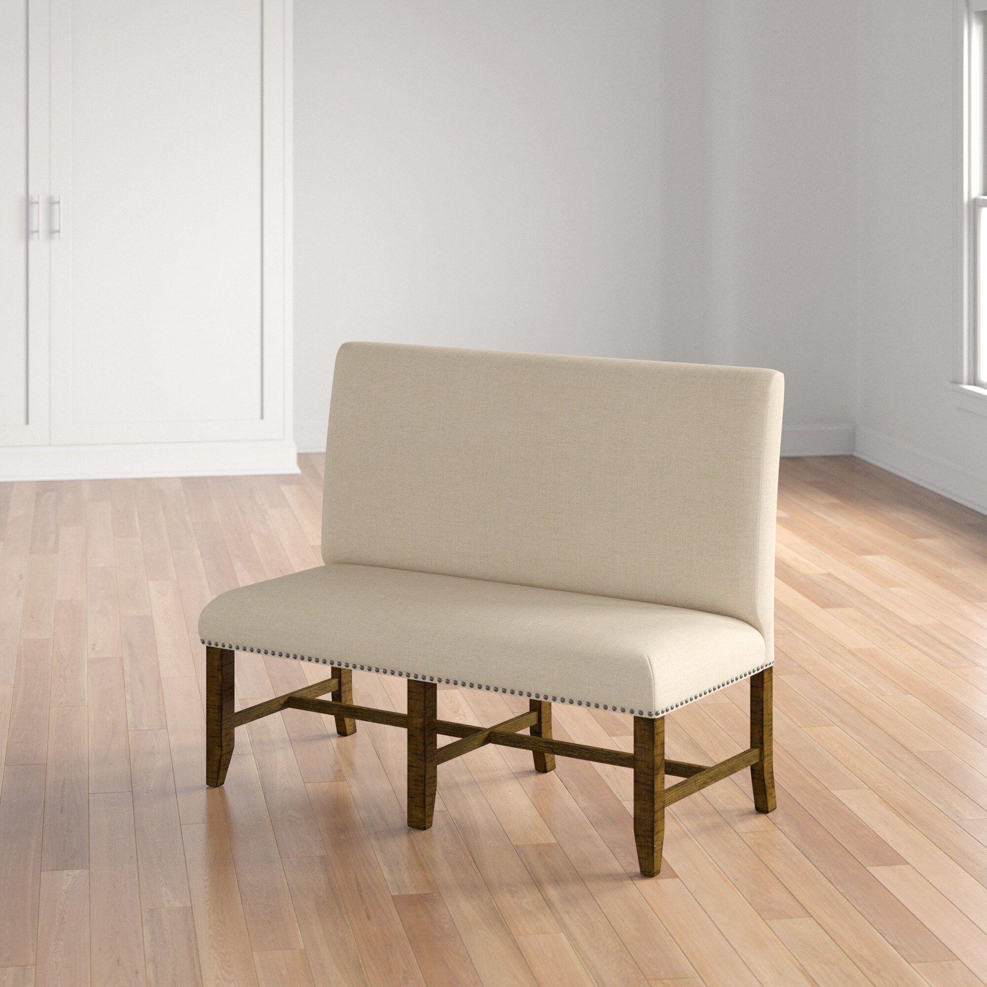 50 Best Dining Benches With Backs - Foter with Exploring the Versatility of a 72-Inch Tan Vegan Leather Bench in Your Home