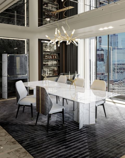 50 Luxury Dining Tables: A Curated Selection inside Luxury Designer Dining Table Online Shop