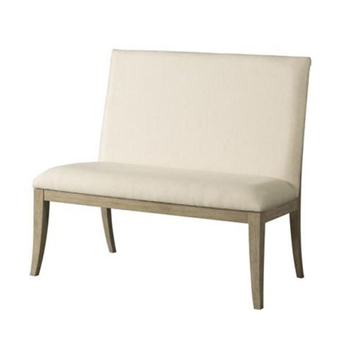 50344 Riverside Furniture Sophie Upholstered Dining Bench for Riverside Furniture Sophie Modern Upholstered Metal Bench In Beige