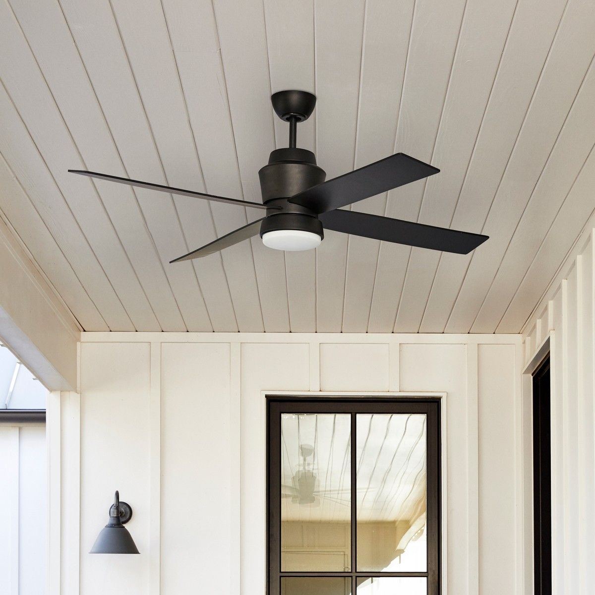 52&quot; Wet Location Rated, Indoor/Outdoor, Contemporary Ceiling Fan ... regarding Beyond the Basics: How Wireless Technology is Transforming Outdoor Ceiling Fan Installation