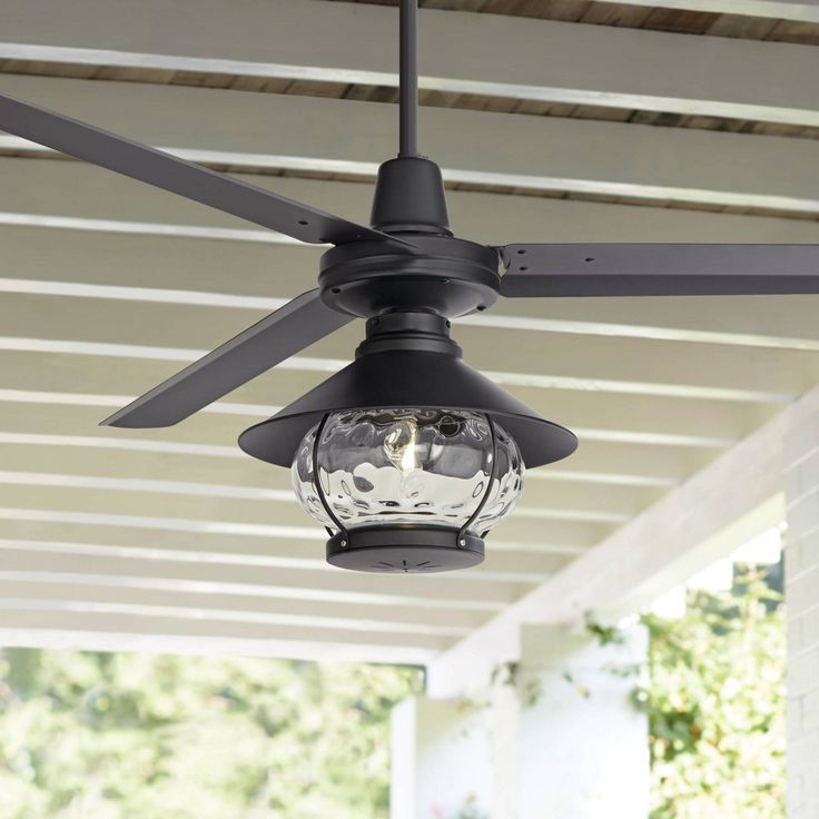60&quot; Casa Vieja Modern Outdoor Ceiling Fan With Led Light Remote Control ... throughout How LED Panel Technology is Transforming Outdoor Ceiling Fan Performance