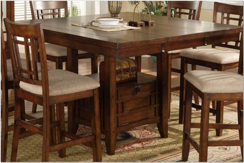 60 Inch Square Counter Height Dining Table in Finding the Perfect Brown Counter Height Square Table for Your Space