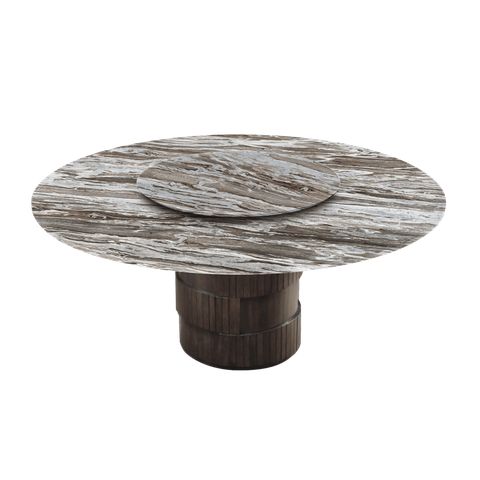 6Ft Round Toronto Brown Natural Marble Dining Table - Crownlivin with Bringing Warmth to Your Home The Safavieh Assana Dining Table Review