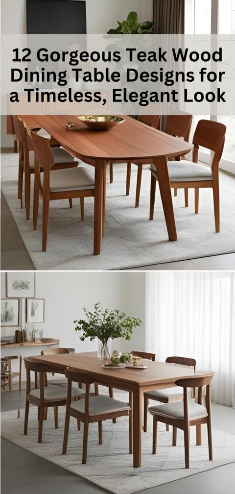 7 Stunning Teak Wood Dining Table Ideas For A Timeless Look – Apollo Radar with regard to Teak Wood Dining Table With Matte Finish