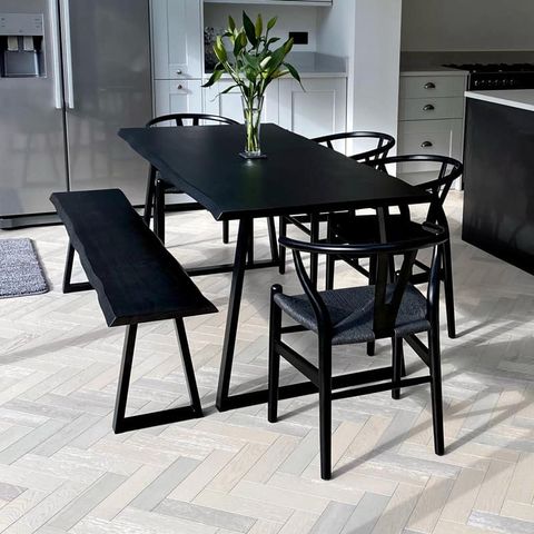 8 Best Industrial Dining Tables Of 2022 And Where To Get Them | Grain ... pertaining to Understanding the craftsmanship behind industrial dining tables with black steel frames