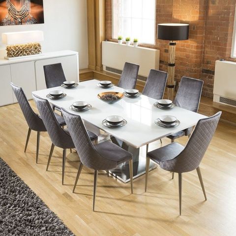 8 Seater Dining Table And Chairs Set / Royal Kingdom 9 Pcs Dining ... inside Creating the ideal dining space with online table and chair purchases