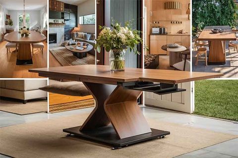 8 Space-Saving Movable Dining Table Designs For Small Apartments inside Creative compact dining table designs that work perfect for studios