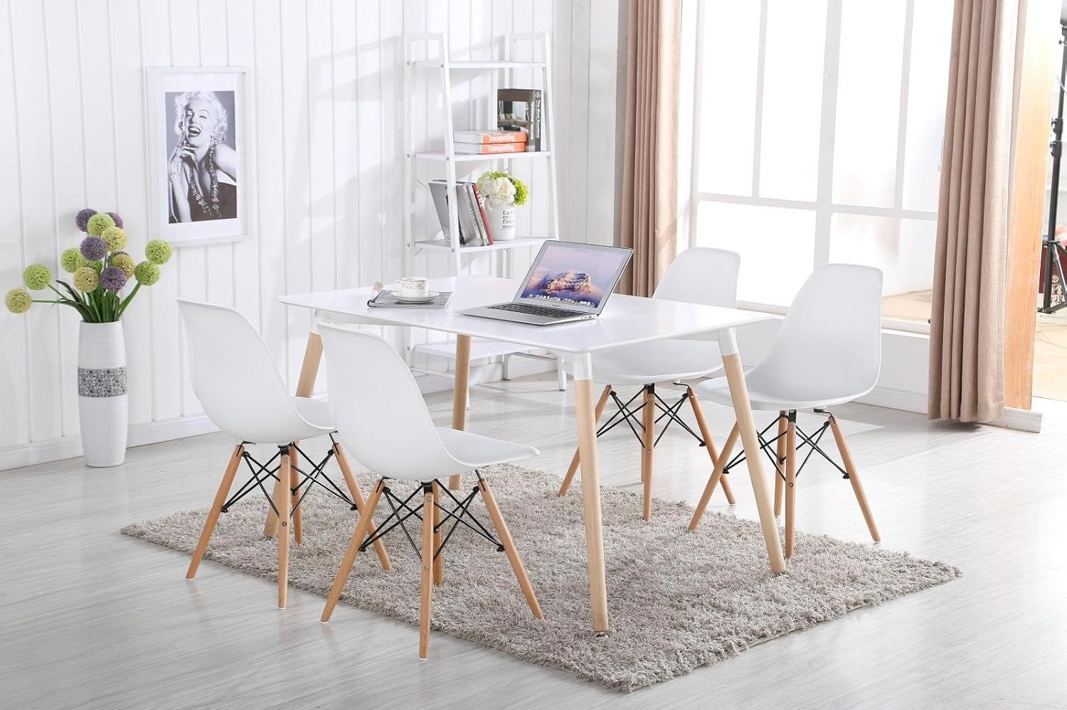9 Best Minimalist Dining Table Designs &amp; Minimalist Dining Chair Sets ... with Dining Table For Minimalist White Kitchen