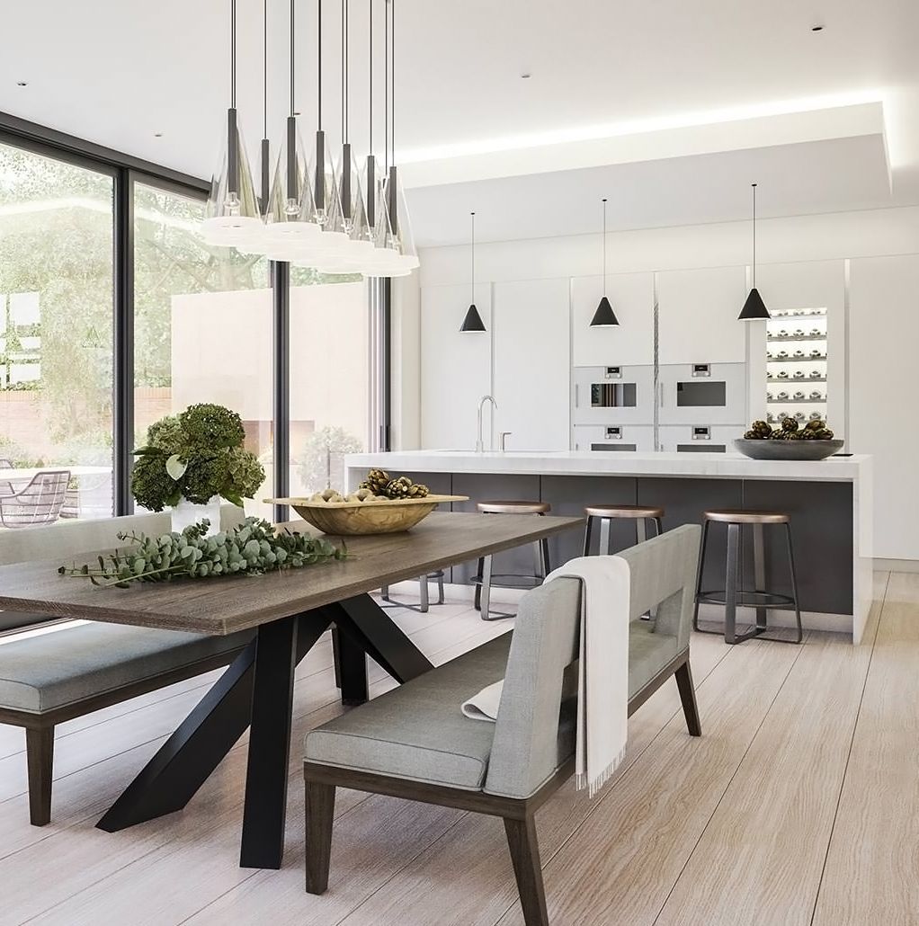 Balancing aesthetics and practicality when selecting a dining table for open concept living