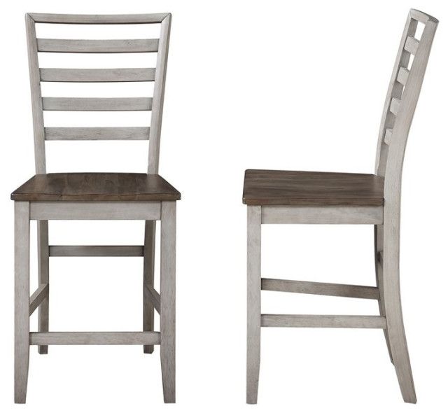 Abacus Two-Tone Smokey Alabaster And Brown Counter Chair - Farmhouse ... pertaining to A Deep Dive into the Design of the Abacus Two-tone Smokey Alabaster and Brown Drop-leaf Counter Table