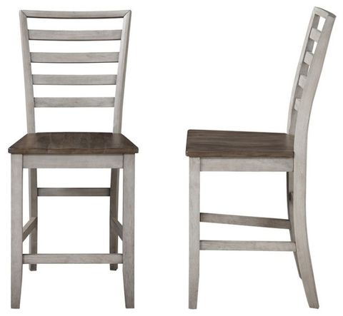 Abacus Two-Tone Smokey Alabaster And Brown Counter Chair - Farmhouse ... pertaining to A Deep Dive into the Design of the Abacus Two-tone Smokey Alabaster and Brown Drop-leaf Counter Table