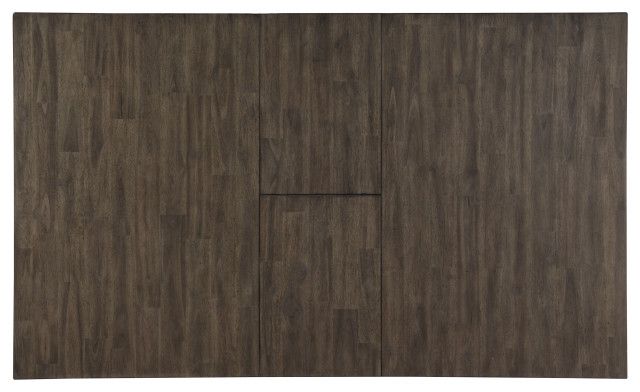 Abacus Two-Tone Smokey Alabaster And Brown Dining Table With 12-Inch ... inside Abacus Two-Tone Smokey Alabaster And Brown Drop-Leaf Counter Table