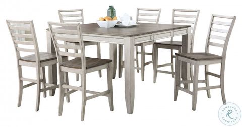 Abacus Two Tone Smoky Alabaster And Smoky Honey Butterfly Leaf Counter ... within A Deep Dive into the Design of the Abacus Two-tone Smokey Alabaster and Brown Drop-leaf Counter Table