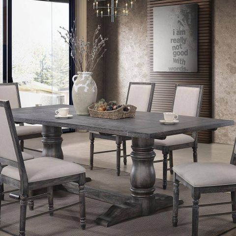 Acme Dining Room Furniture within Understanding the Craftsmanship of the ACME Harald Dining Table Gray Oak