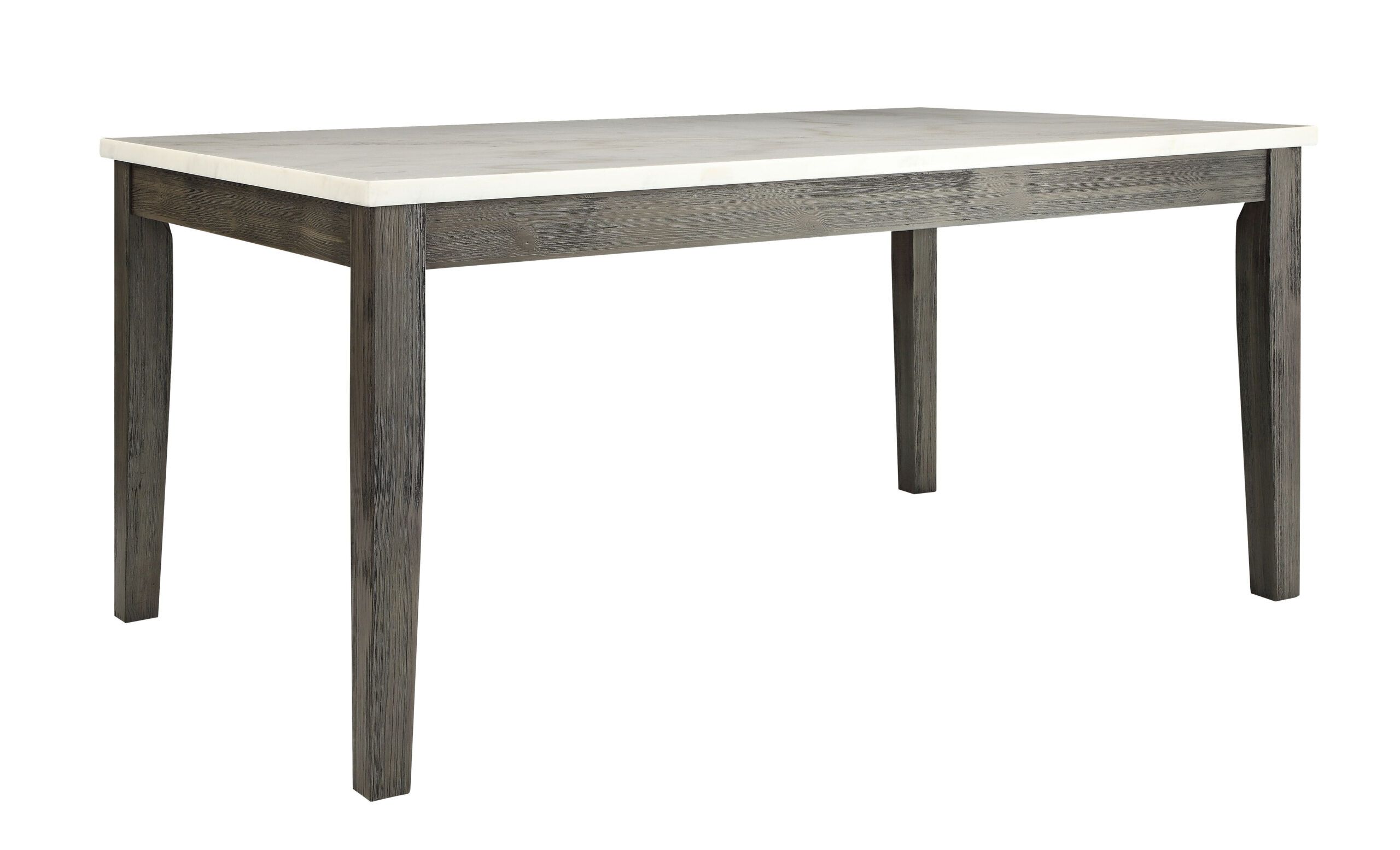 Acme Merel Rectangular Dining Table In Marble And Gray Oak - Walmart.com with regard to The Art of Crafting a Zumala Dining Table with Marble and Weathered Oak