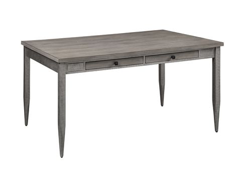 Acme Ornat Dining Table - Gray Oak/Antique Gray 70270 At Homelement.com throughout Acme Harald Dining Table, Gray Oak