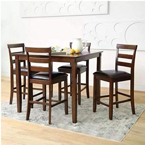 'Alexander Counter-Height Square Dining Table - Brown regarding Counter Height Square Dining Table, Brown