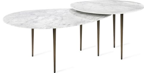 The Art of Pairing Alexia Bunching Cocktails Carrara White with Antique Bronze Accents