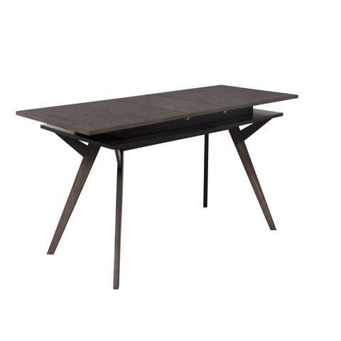 Alpine Furniture Lennox Rectangular Wood Dining Table In Dark Tobacco (Brown) - Walmart.com regarding Styling Your Rebellah Walnut Brown Rectangular Table for Every Occasion
