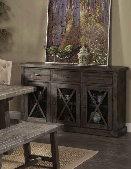 Alpine Furniture Newberry Salvaged Grey Round Dining Table | Alpine ... inside Alpine Furniture Newberry Wood Round Dining Table In Salvaged Gray