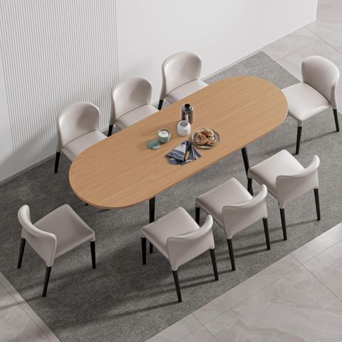 Amazon.com - 75&Quot; X 32&Quot; Expandable Dining Table - A Oval Wooden Table Top With Metal Legs, Space ... with Choosing the Right Oval Table An Expert Look at 83" MDF Tops and Steel Bases